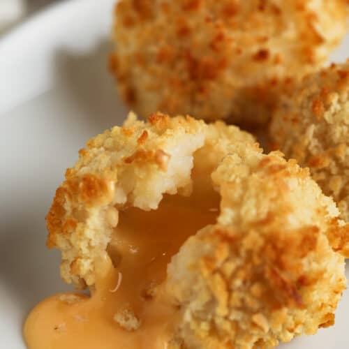 close up of Fried Mashed Potato Balls