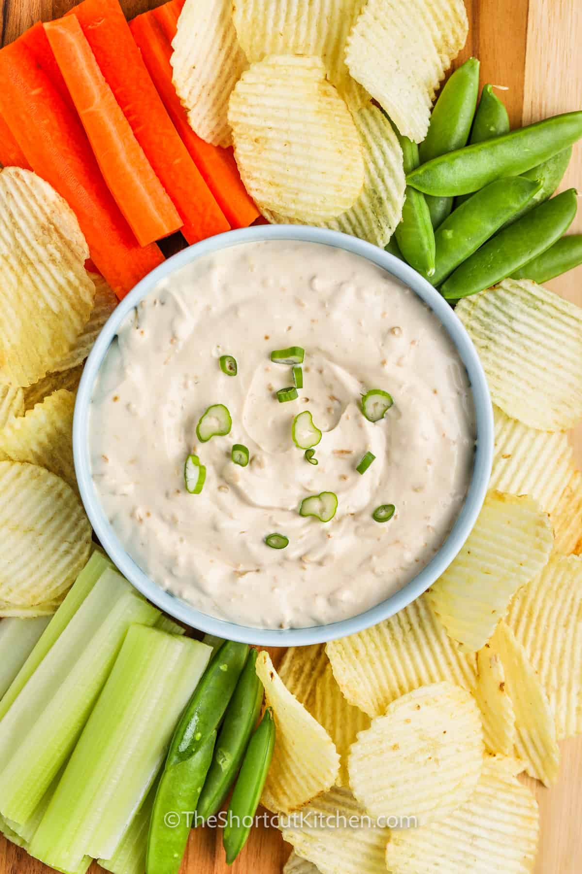 plated Onion Dip Recipe