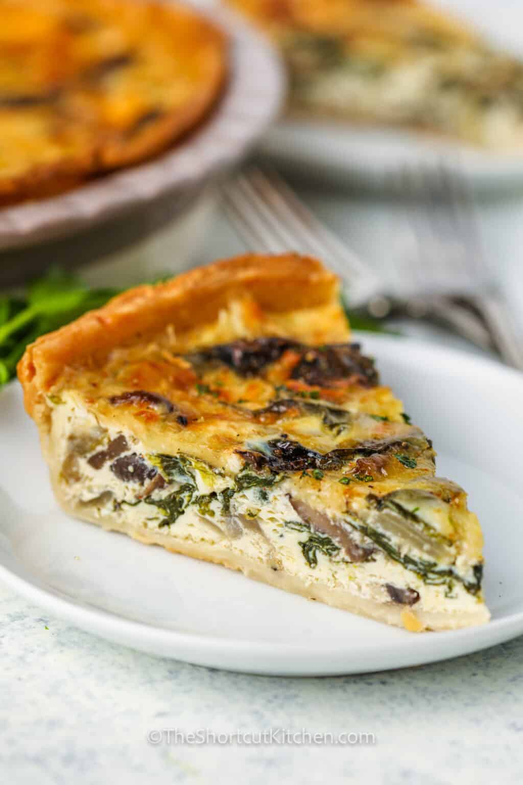 Spinach Quiche Recipe (Elegant, Yet Easy!) The Shortcut Kitchen