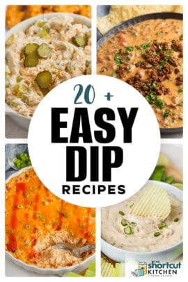 photos of Easy Dip Recipes with a title