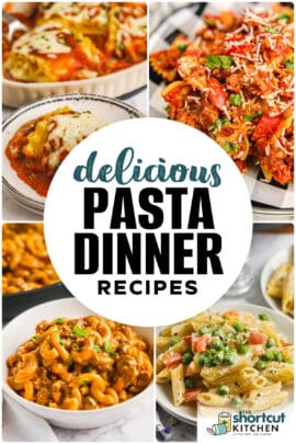 photos of Pasta Dinner Recipes with a title