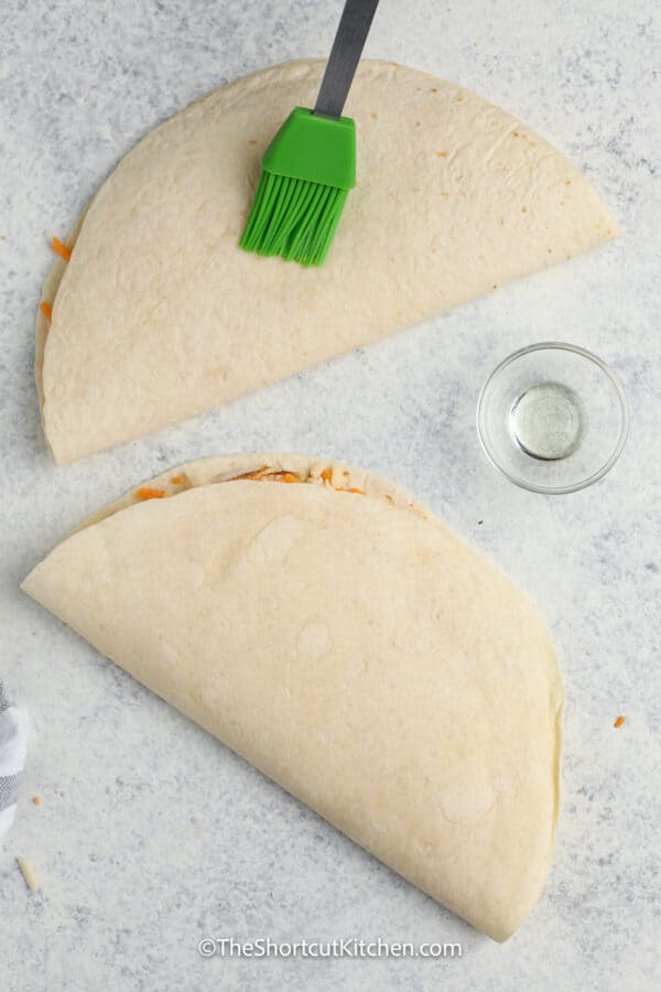 Copycat Taco Bell Chicken Quesadilla - The Shortcut Kitchen