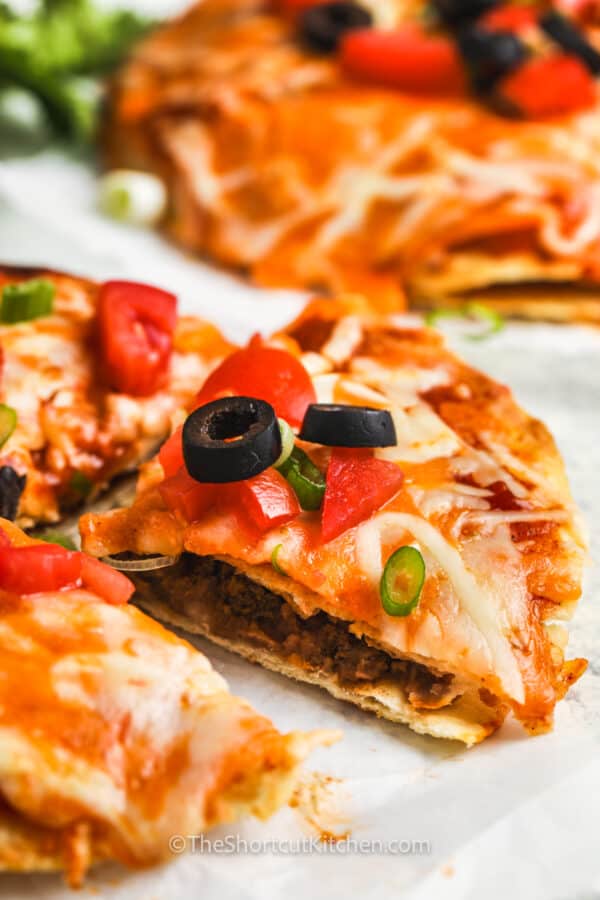 Copycat Taco Bell Mexican Pizza (So Quick) - The Shortcut Kitchen