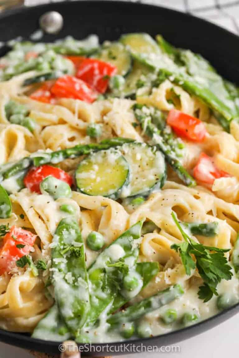 Pasta Primavera Recipe (15 Minute Prep!) - The Shortcut Kitchen