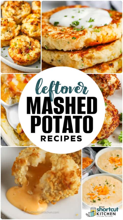 Leftover Mashed Potato Recipes images with writing