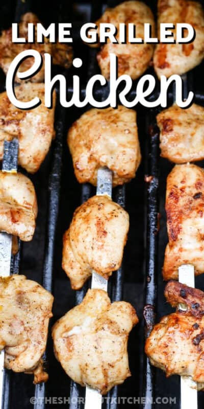 Lime Grilled Chicken Kabobs (15 Min Prep!) - The Shortcut Kitchen