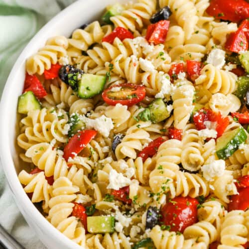 Easy Pasta Salad with feta