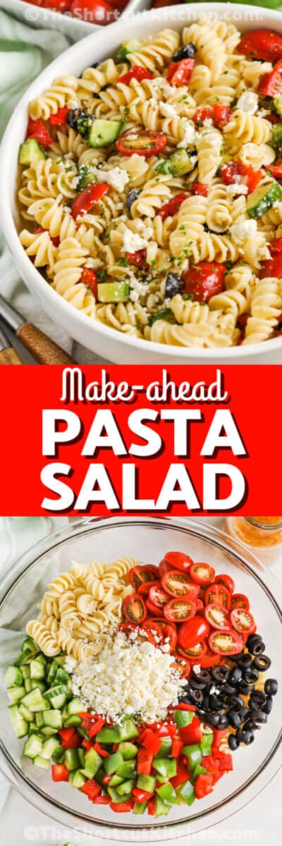 Easy Pasta Salad (Quick 10 Minute Prep!) - The Shortcut Kitchen