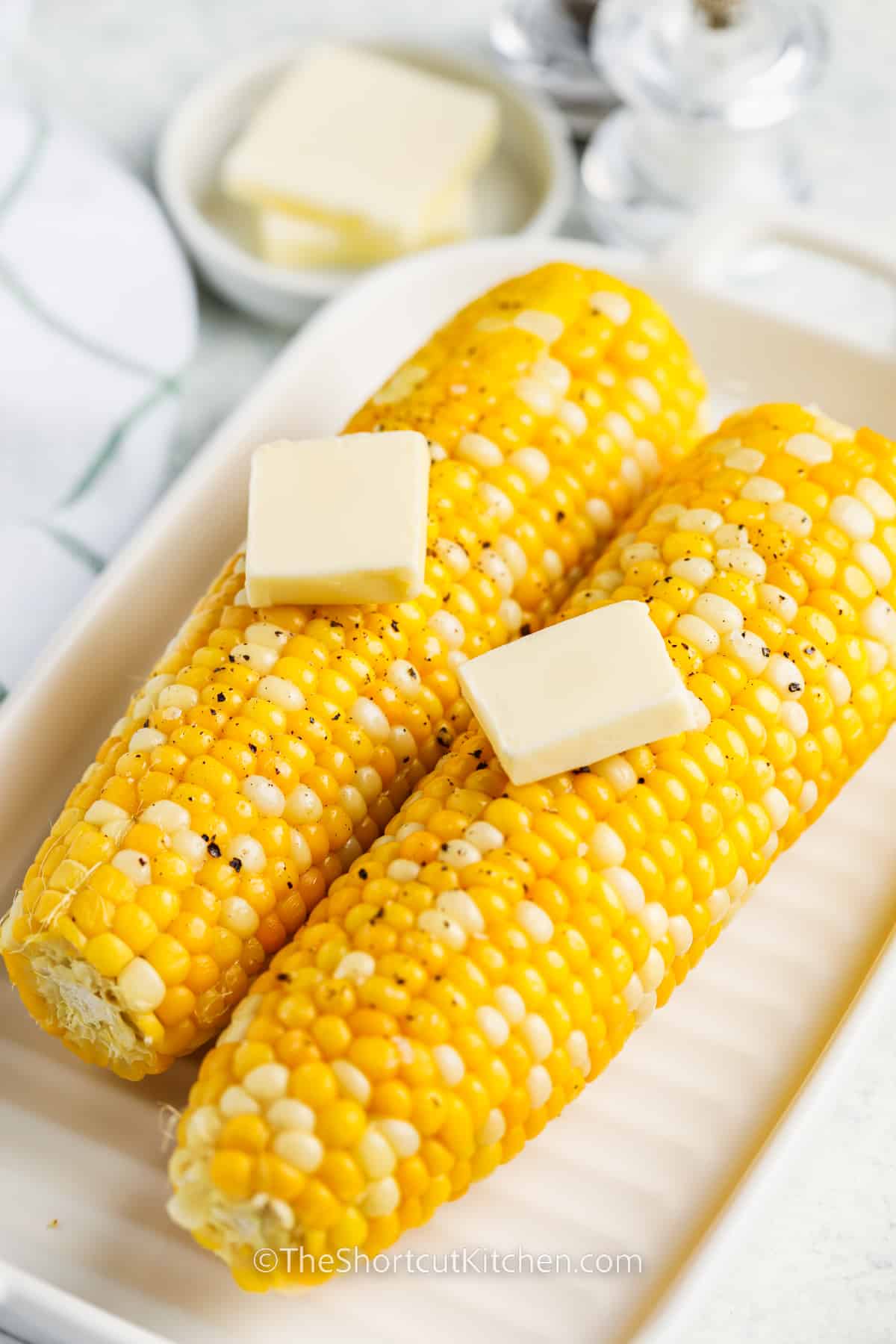 plated Microwave Corn On The Cob