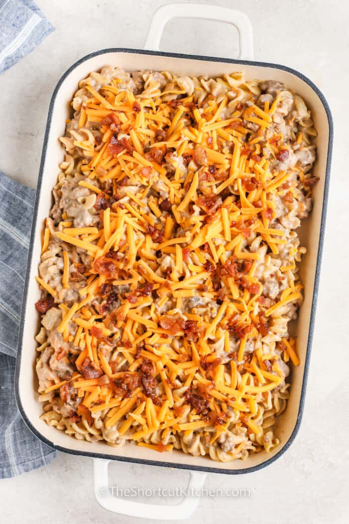 Bacon Cheeseburger Casserole (Easy 20 Minute Fusion Recipe!) The