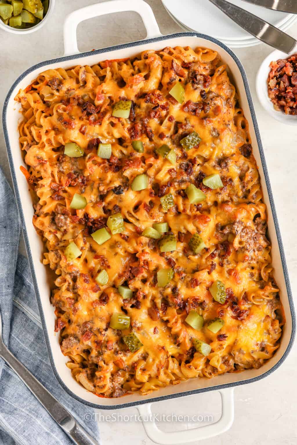 Bacon Cheeseburger Casserole (Easy 20 Minute Fusion Recipe!) The