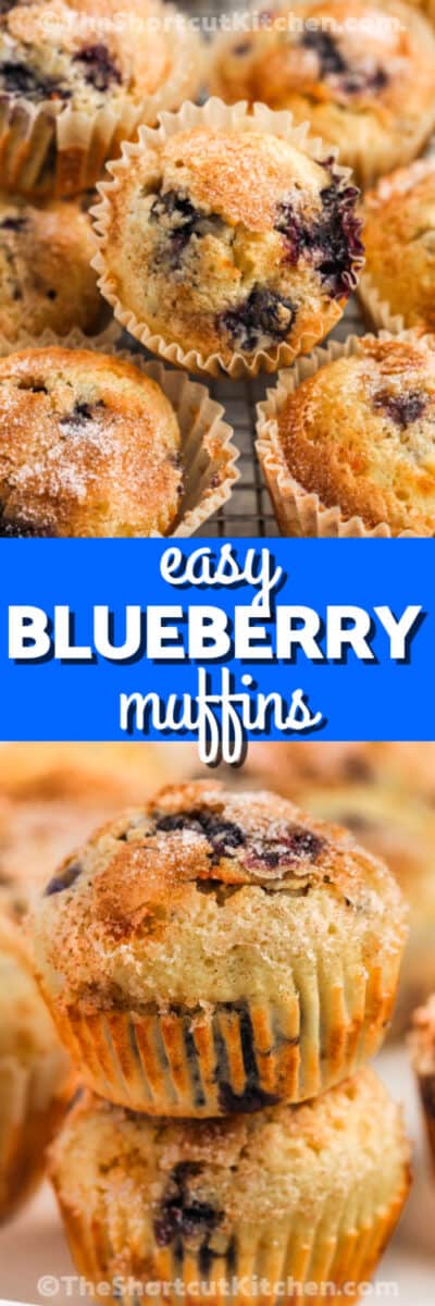 Easy Blueberry Muffins (Quick 10 Minute Prep!) - The Shortcut Kitchen