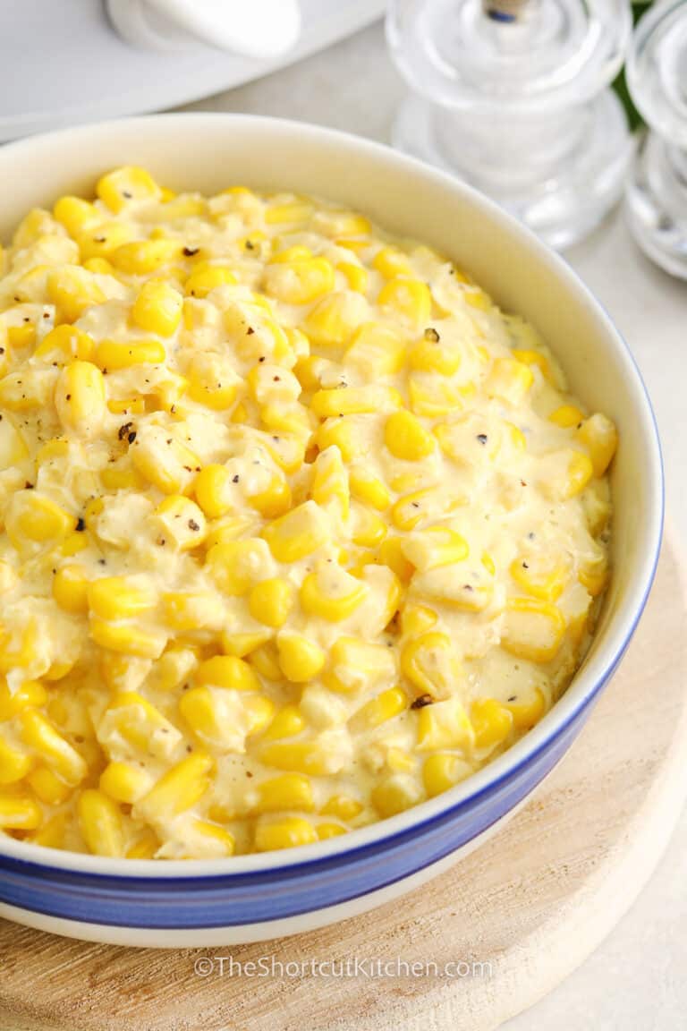 Crock Pot Creamed Corn (Quick 10 Minute Prep!) The Shortcut Kitchen