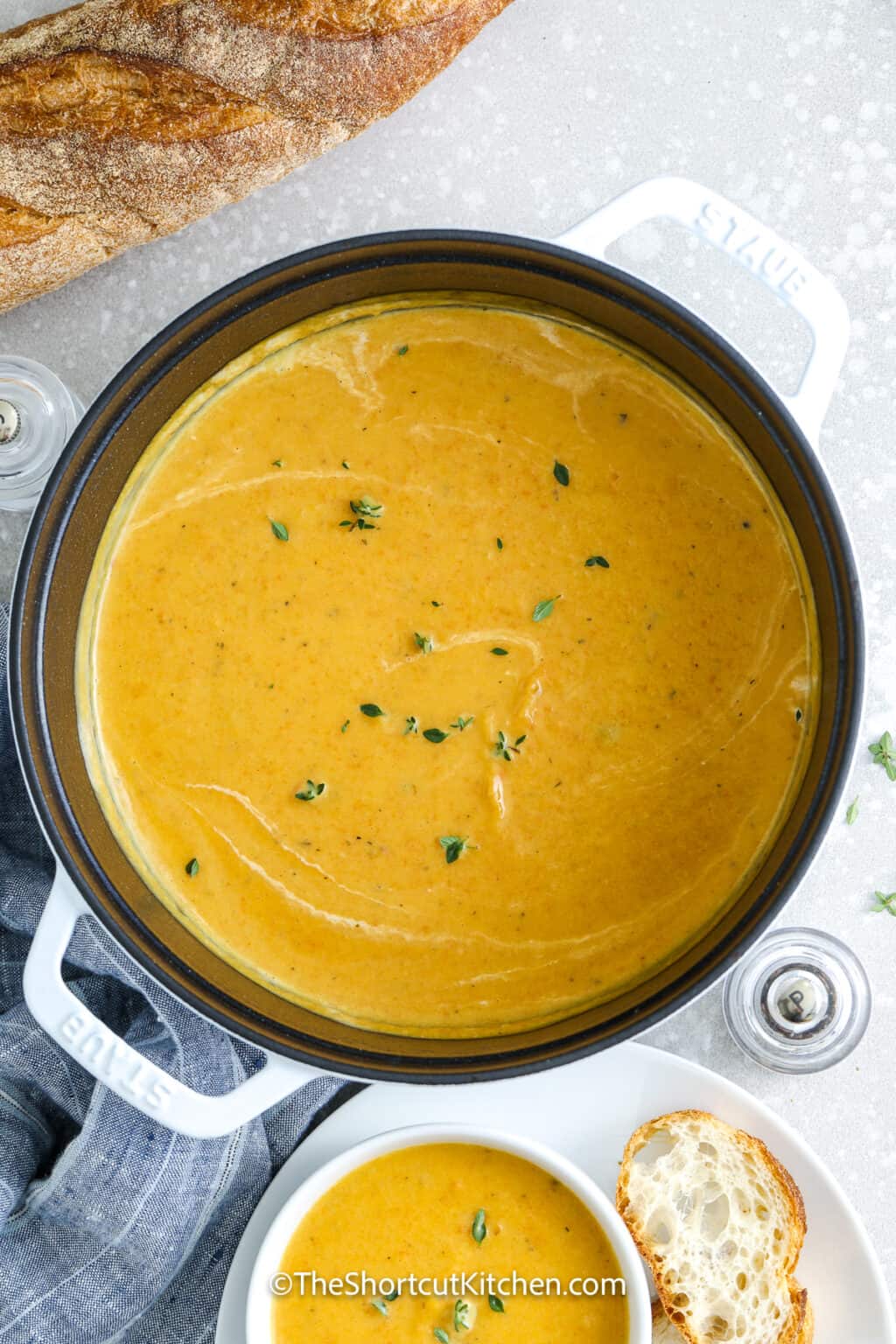 Butternut Squash Soup Recipe (Just 10 Minute Prep!) - The Shortcut Kitchen