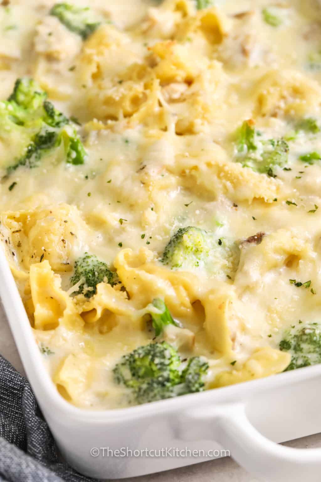 Chicken Tortellini Alfredo {easy Casserole!} - The Shortcut Kitchen