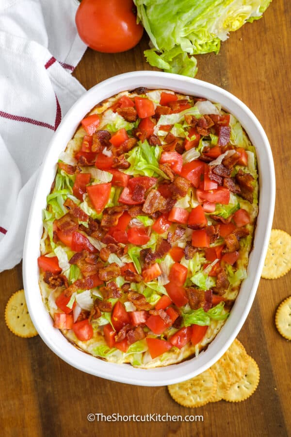 Creamy BLT Dip (15 Minute Recipe!) - The Shortcut Kitchen