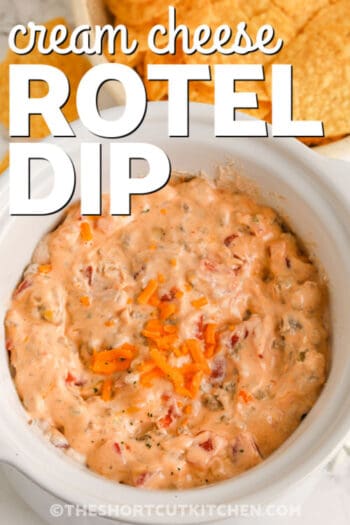 Cream Cheese Rotel Dip Recipe 5 Minute Prep The Shortcut Kitchen NP Cream Cheese Rotel Dip Recipe 2 TheShortcutKitchen 350x525