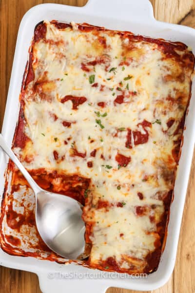Ravioli Lasagna Recipe (Just 3 Ingredients!) - The Shortcut Kitchen