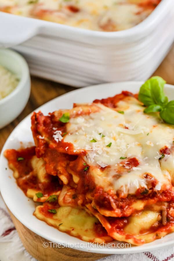 Ravioli Lasagna Recipe (Just 3 Ingredients!) - The Shortcut Kitchen