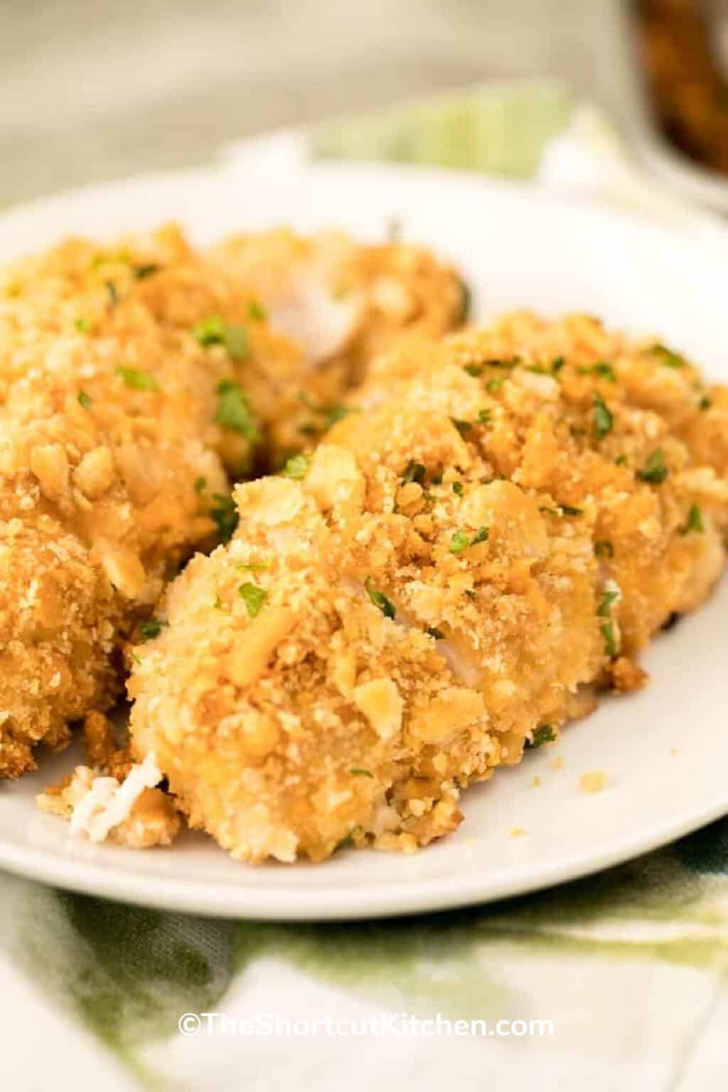 Ritz Cracker Chicken (15 Minute Recipe!) - The Shortcut Kitchen