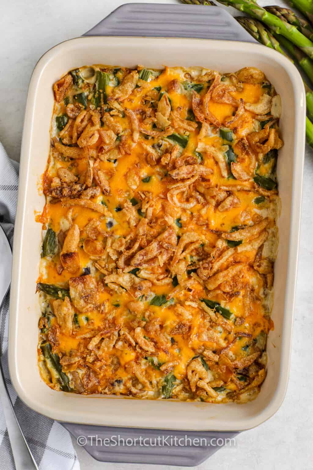 Asparagus Casserole (Easy, Creamy Side Dish!) - The Shortcut Kitchen