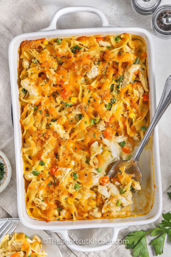 Chicken and Noodle Casserole - The Shortcut Kitchen