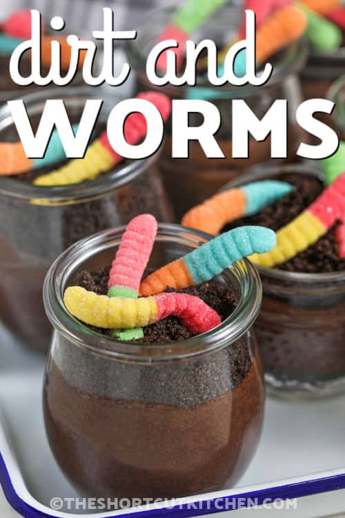 Dirt and Worms with a title