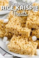 Microwave Rice Krispie Treats - The Shortcut Kitchen