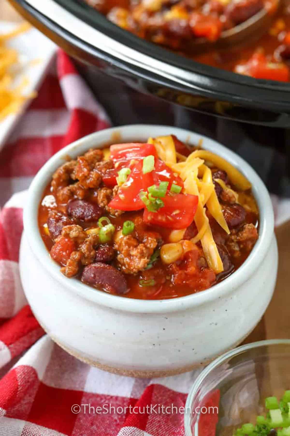 Taco Chili in a bowl