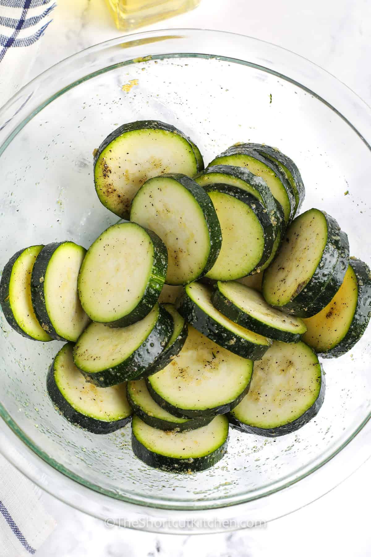 zucchini tossed with spices