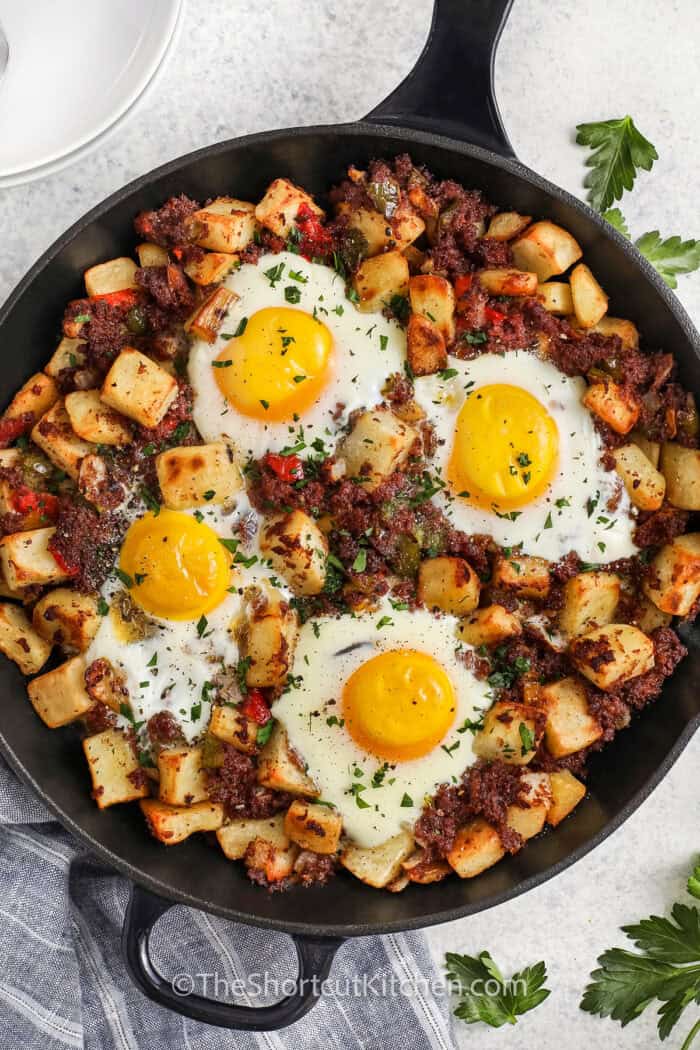 Canned Corned Beef Hash (Just 10 Minute Prep!) - The Shortcut Kitchen