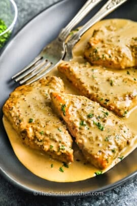 plate of Creamy Dijon Chicken