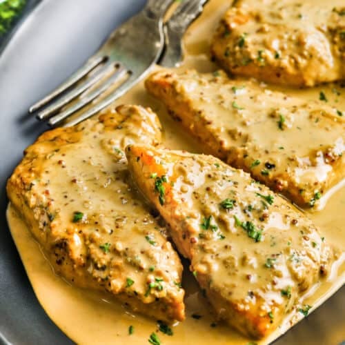 plate of Creamy Dijon Chicken