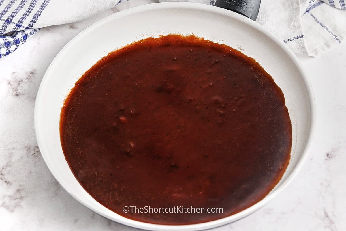 sauce to make Easy BBQ Meatballs Recipe