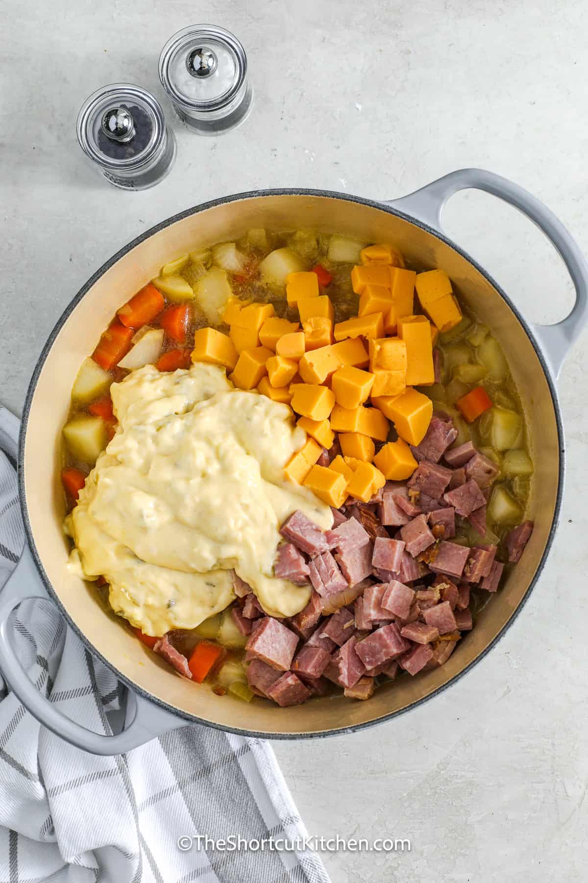 remaining ingredients added to pot