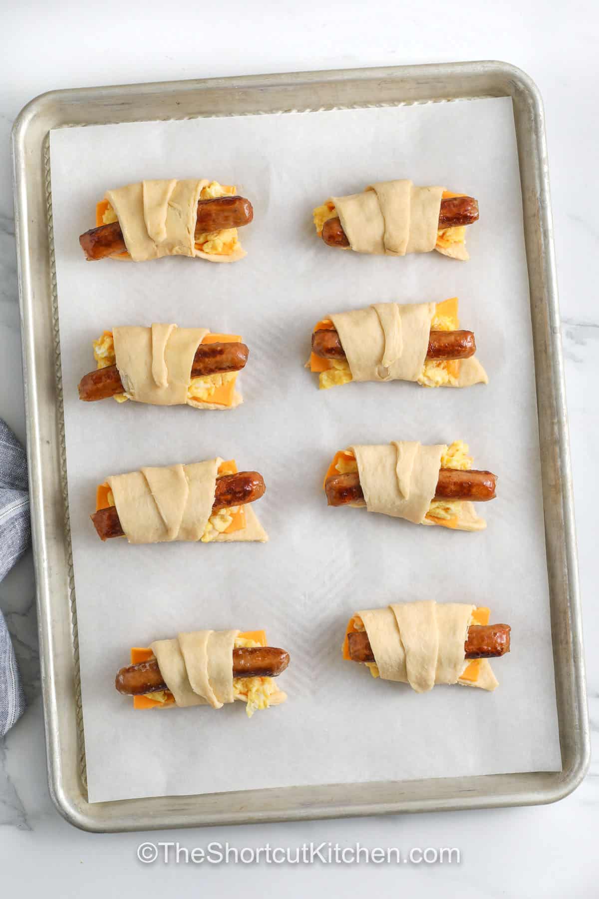 Crescent Roll Breakfast before cooking