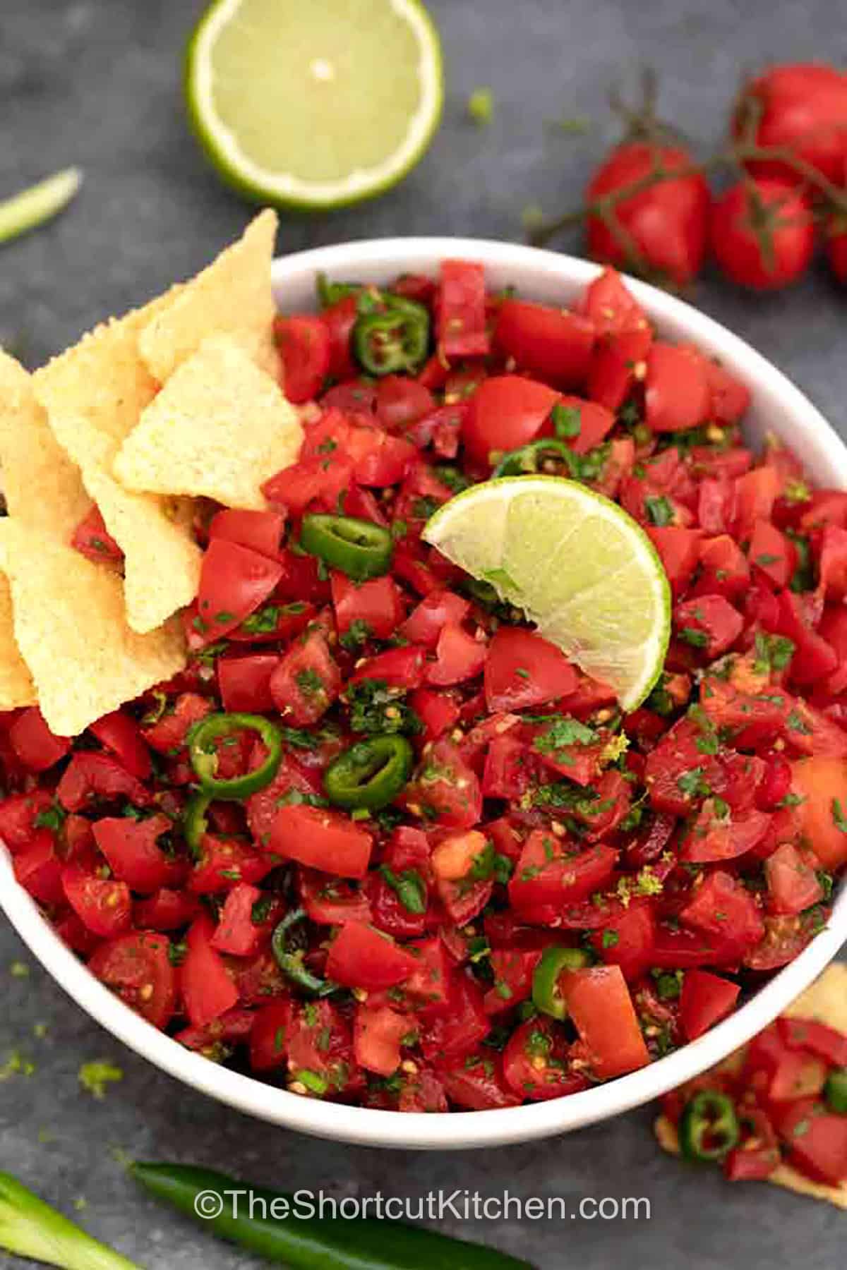 bowl of Best Homemade Salsa Recipe