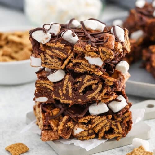 stacked s'mores bars