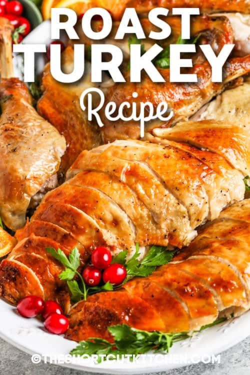 roast turkey with text