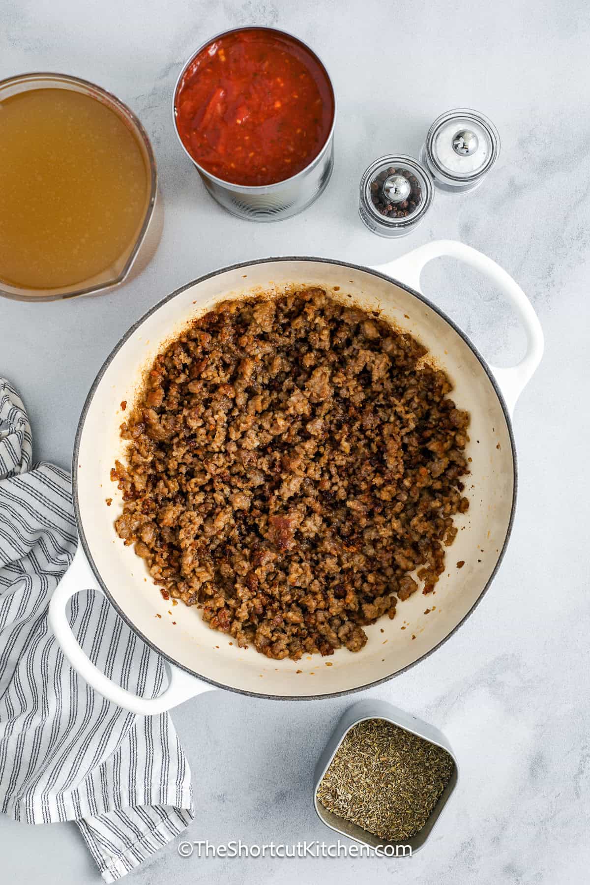 cooked italian sausage