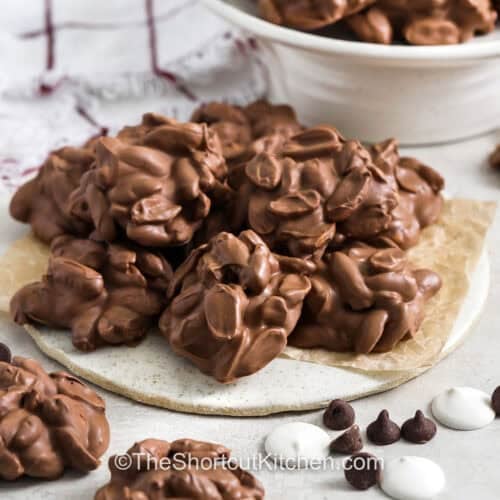 plated Crockpot Peanut Clusters