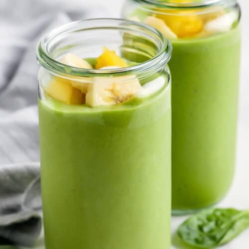 glasses of Green Smoothie Recipe