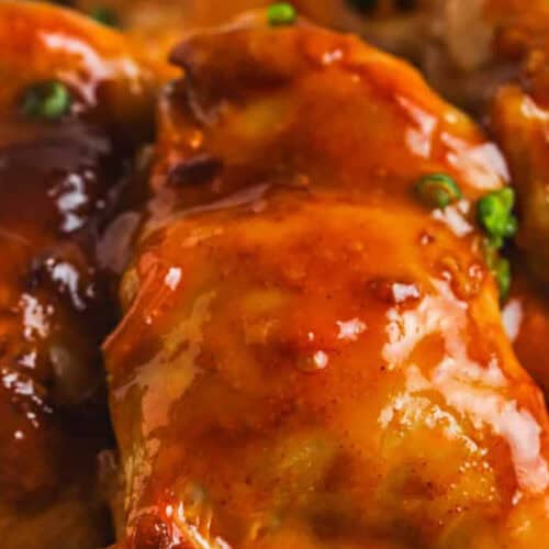 close up of Apricot Chicken Recipe