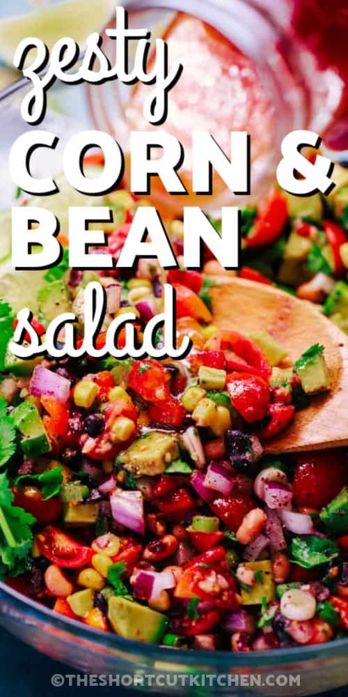 zesty Texas Caviar Recipe with writing