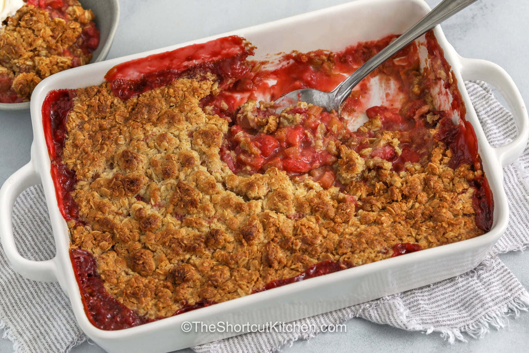 Strawberry Rhubarb Crisp