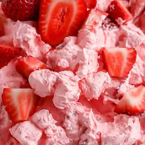 close up of Strawberry Fluff
