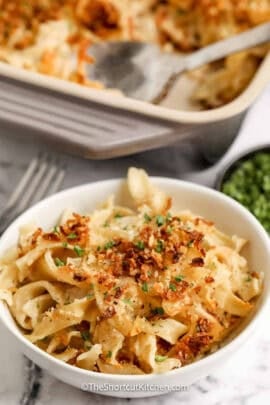 bowl of French Onion Casserole