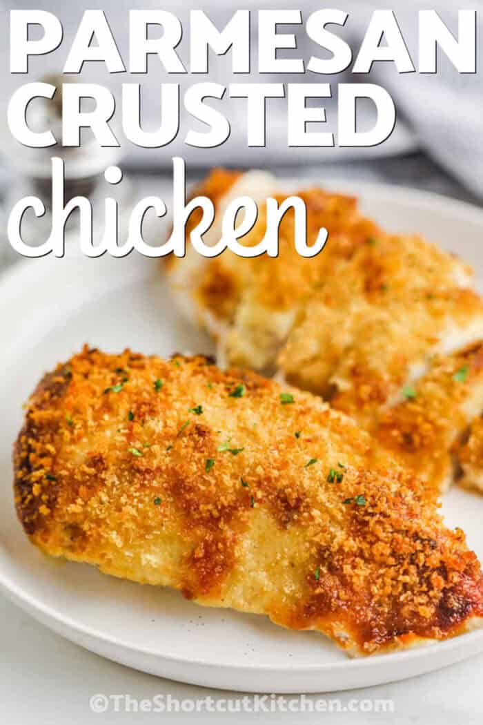 Parmesan Crusted Chicken with Mayo with a title