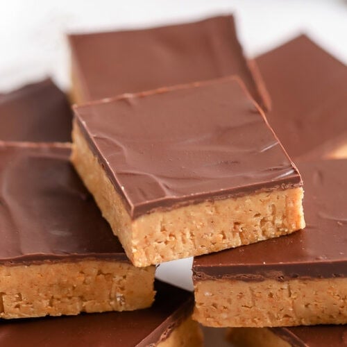 close up of Peanut Butter Bars